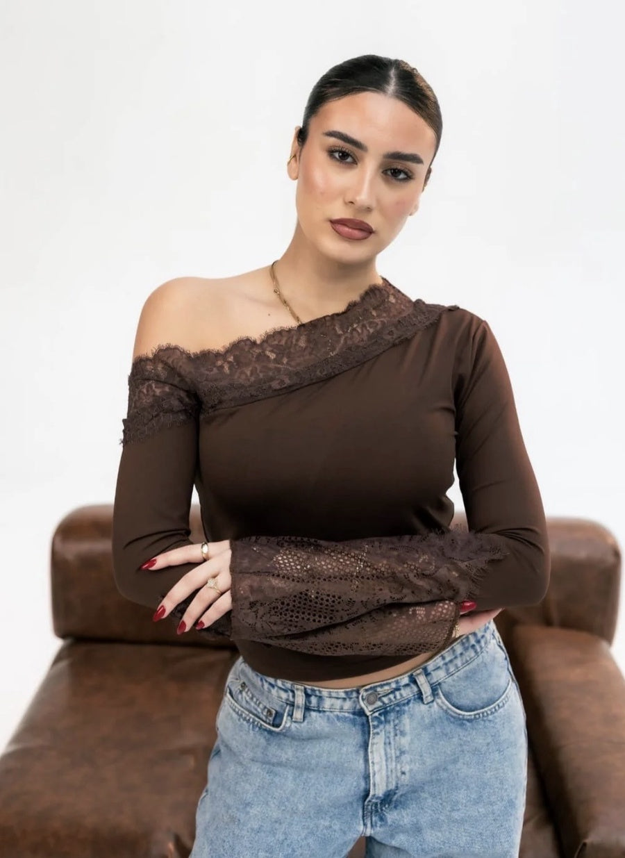 Velora Elegant Off-Shoulder Top