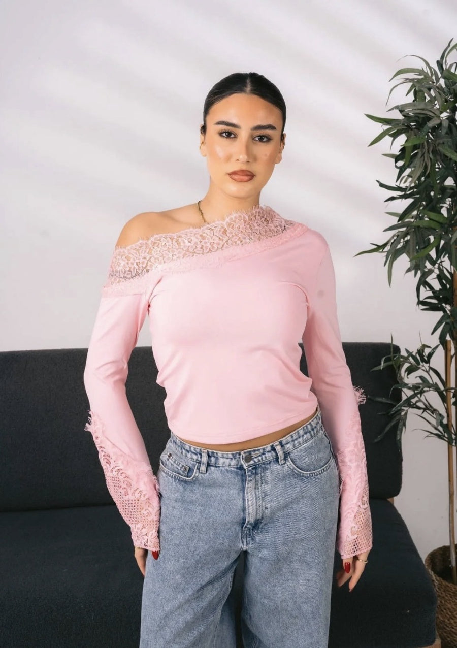 Velora Elegant Off-Shoulder Top