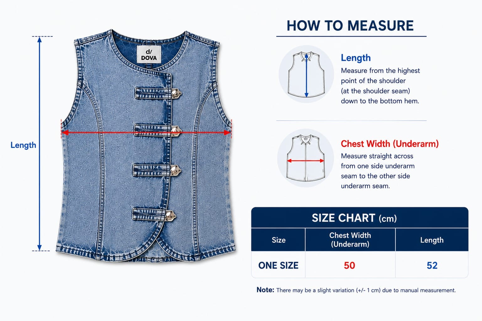 Denim Corset Vest