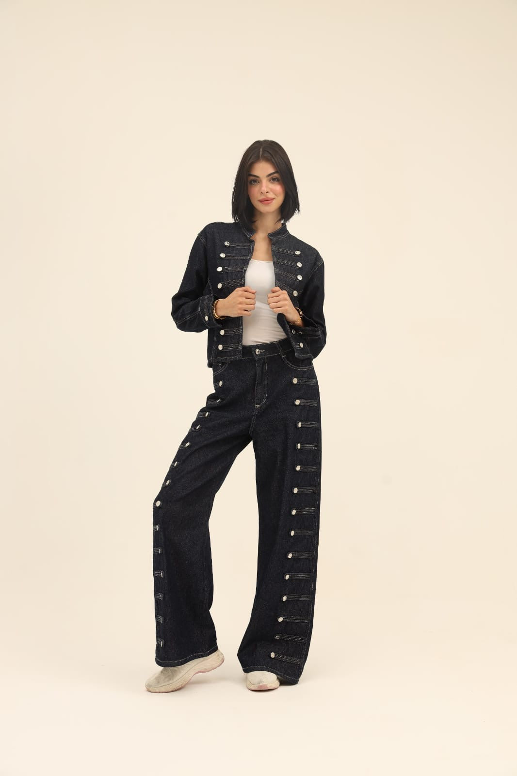 Midnight Denim Two-Piece Set