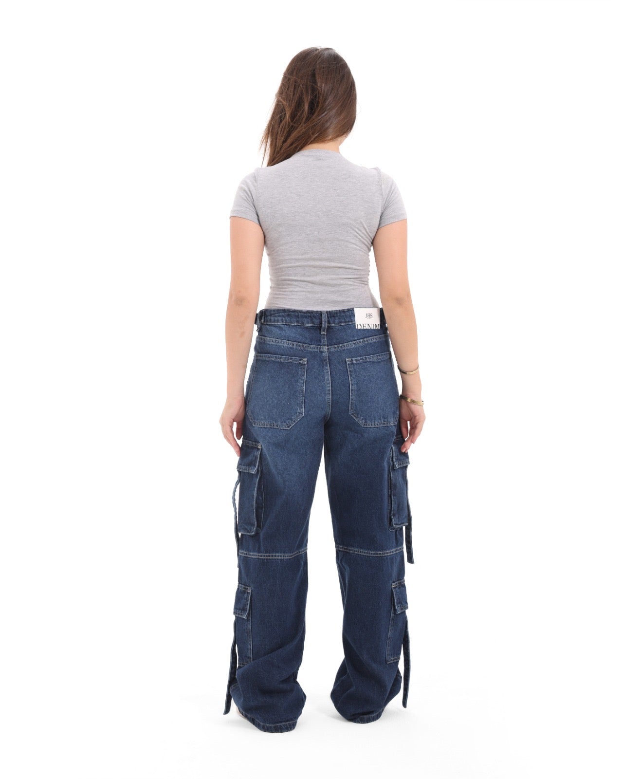 Cargo dirty blue jeans