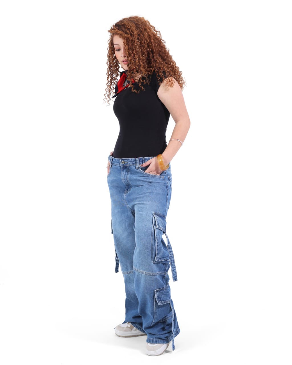 Cargo blue jeans