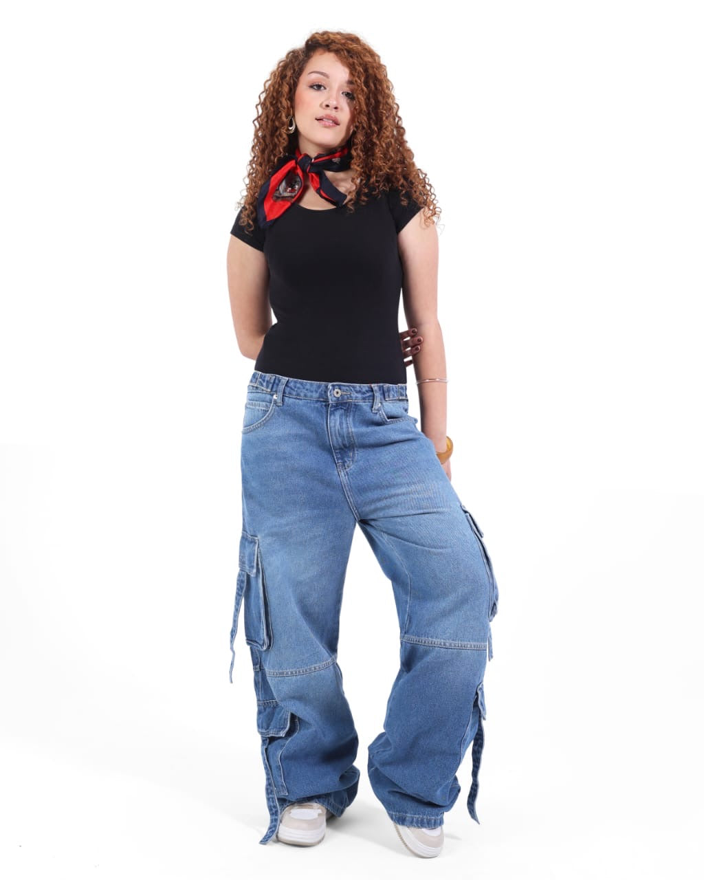 Cargo blue jeans