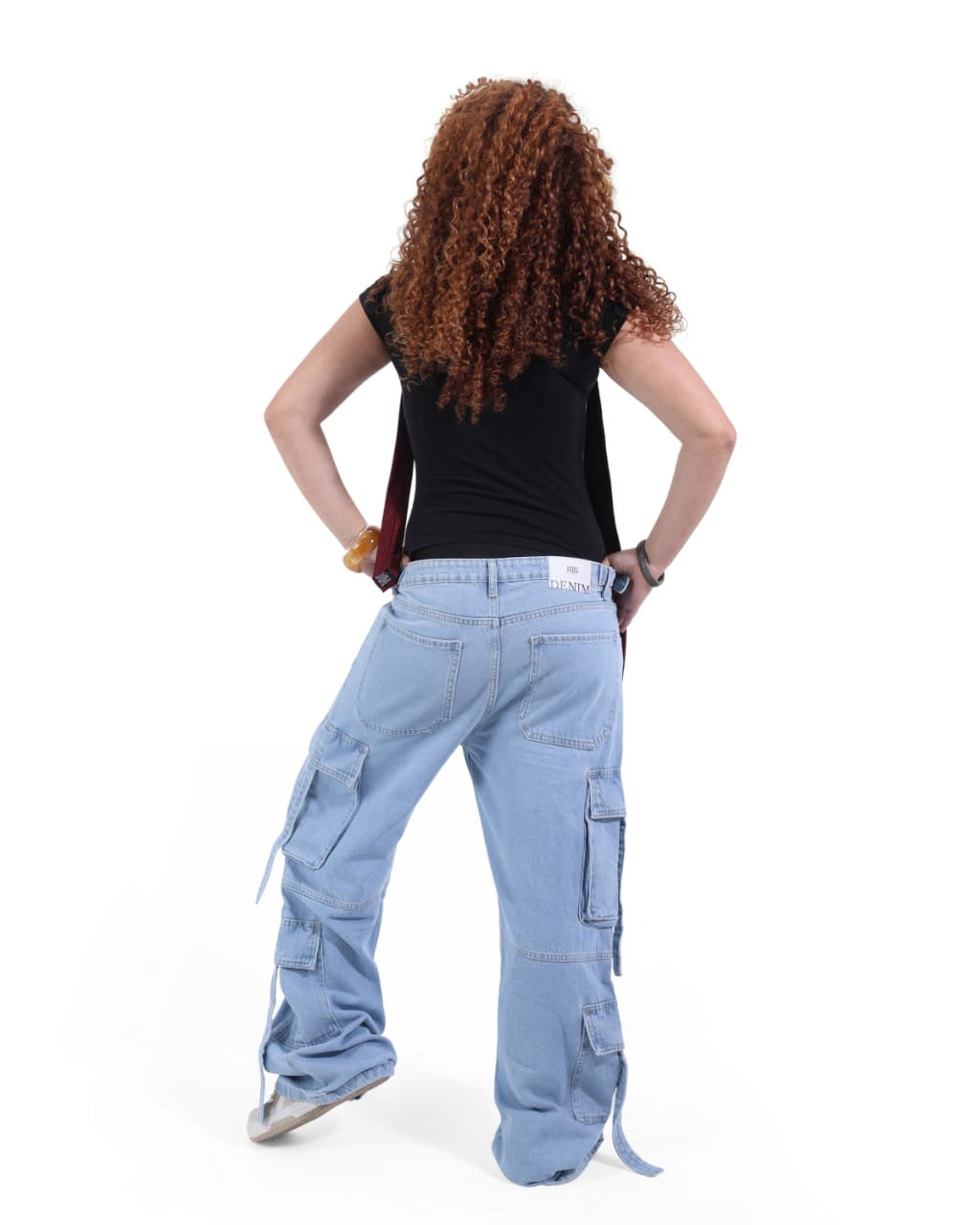 Cargo light blue jeans