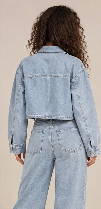 Denim Wrap Jacket
