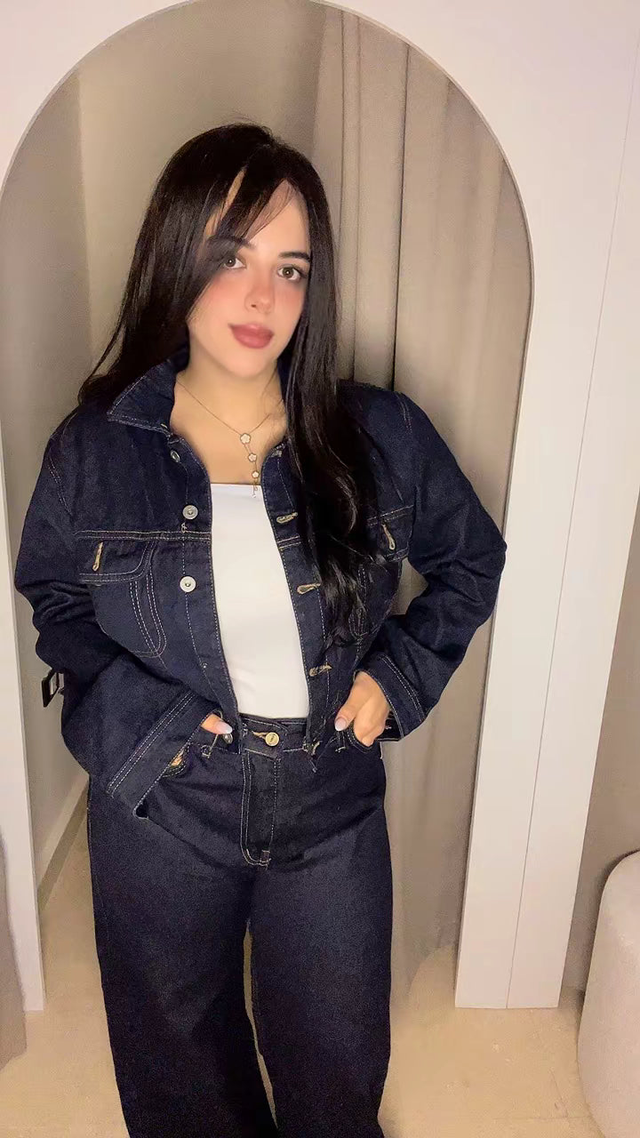 Cropped Denim Jacket
