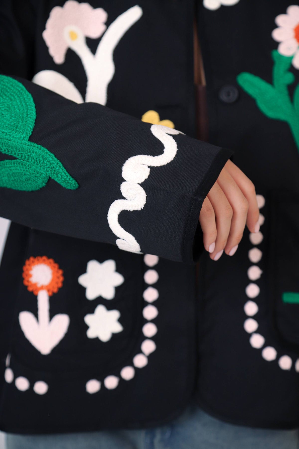 Floral Embroidered Jacket