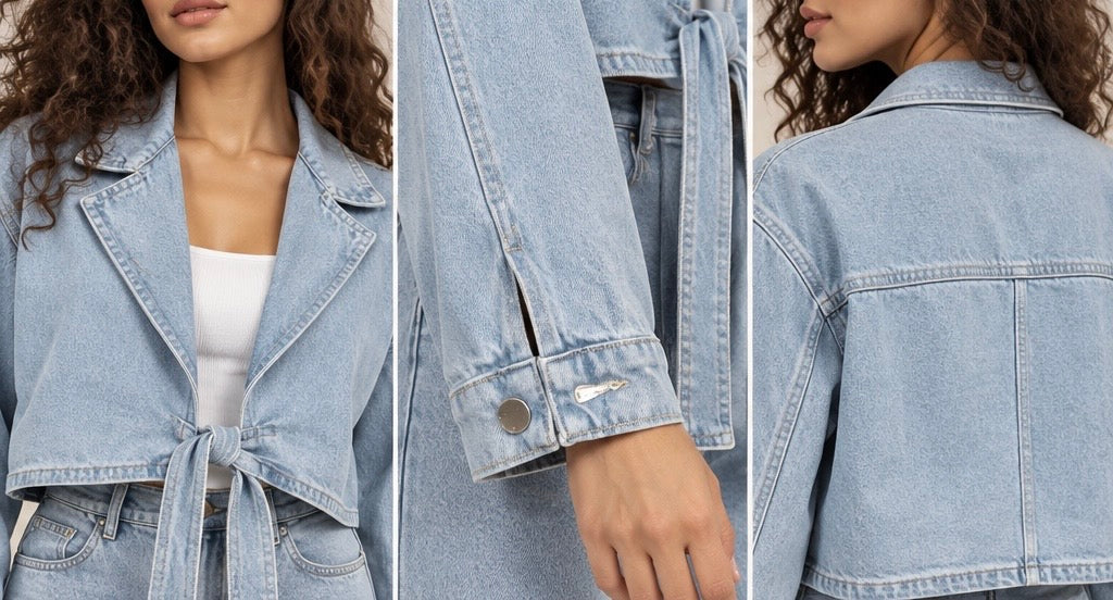 Denim Wrap Jacket