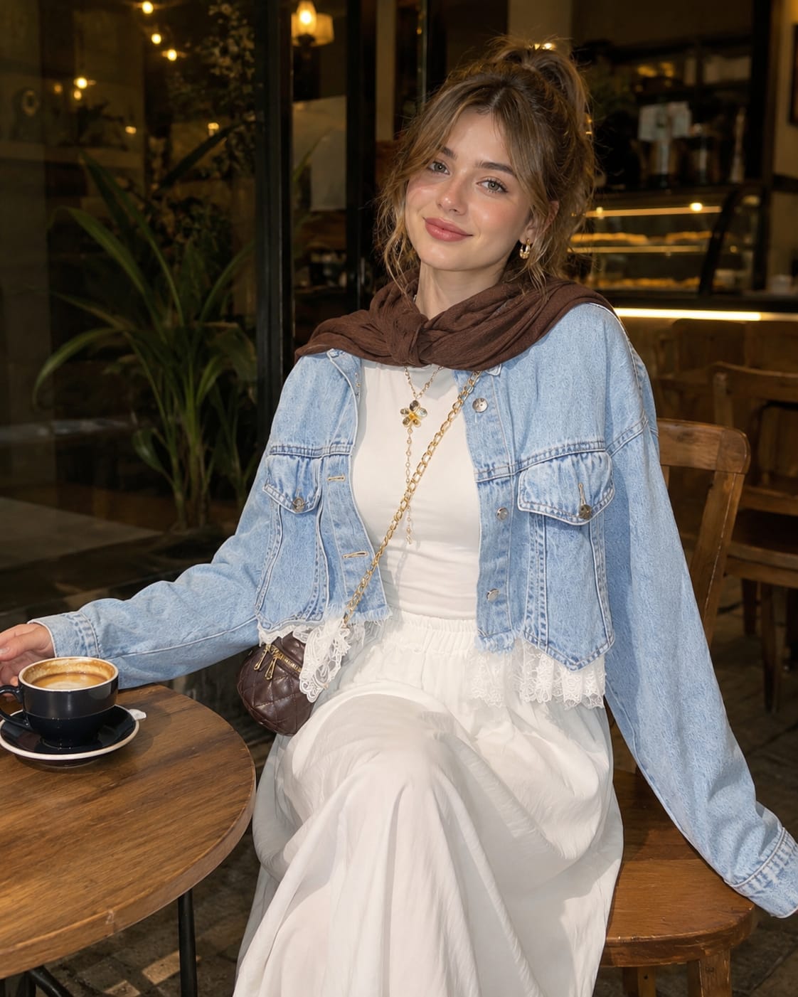 Luna Lace Denim Jacket