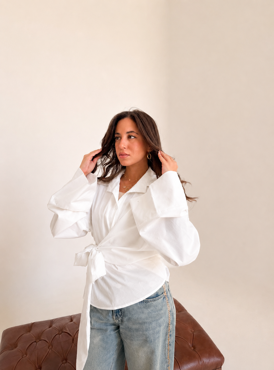 Ruby Wrap Blouse