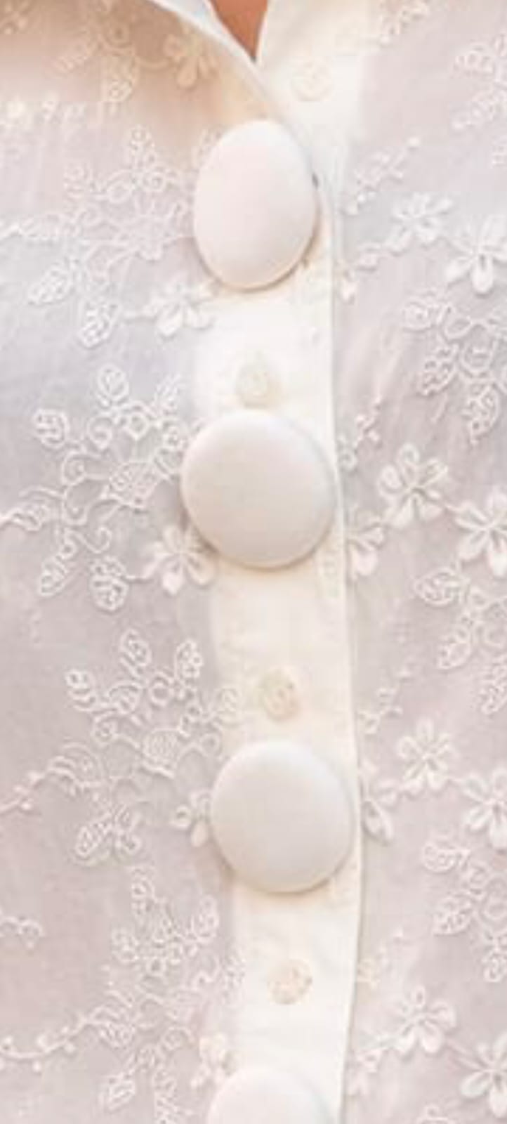 Floral Cotton Lace Shirt