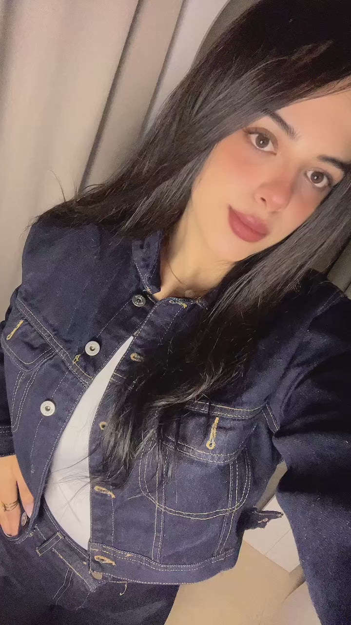 Cropped Denim Jacket